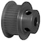B&B Manufacturing 36-2P09-6FA3, Timing Pulley, Aluminum, Clear Anodized,  36-2P09-6FA3 - alternate 2